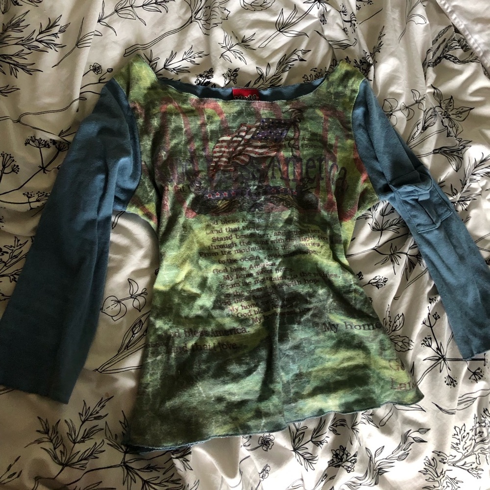 Y2k off the shoulder top